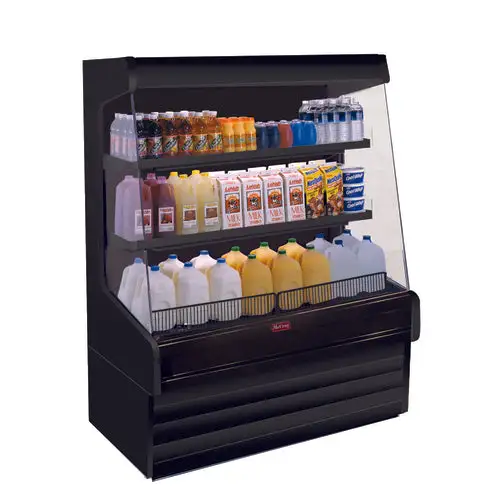 Howard-McCray 39" Vertical Open Air Cooler w/ (3) Levels, 115v (SC-OD30E-3L-B-LED)