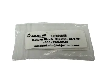 NEW INKJET 356858 PLASTIC RETURN BLOCK