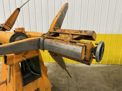 2500 LBS X 12" COOPER WEYMOUTH DOUBLE END PULL-OFF COIL REEL UNCOILER: STOCK #22618