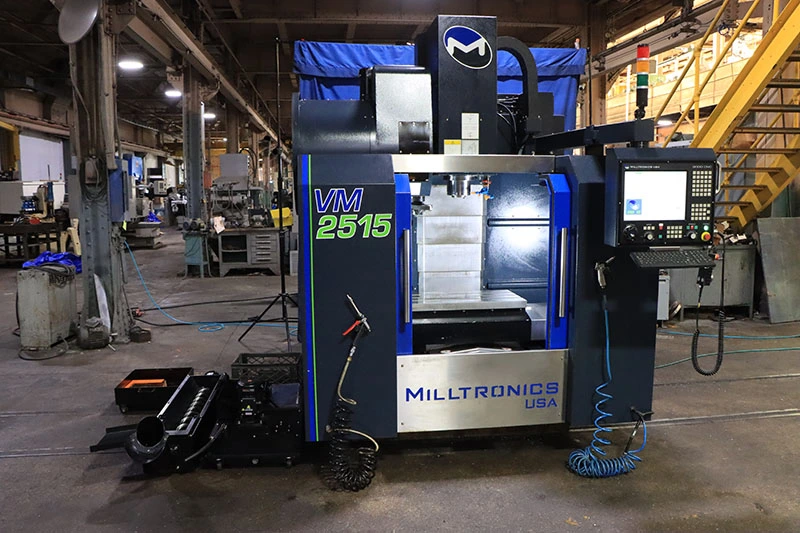 Used 2018 Milltronics VM2515, 9000 Cntrl, 10,000 RPM, 24 ATC, Auger, Vertical Machining Centers New Jersey US | Machinery Values #1441635