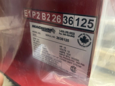 Used MAGNUM 4000 SERIES GOLD Pressure Washers Michigan US | Miedema Asset Management Group #1474326