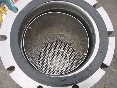 USED B & G MACHINE CO JACKETED BASKET FI BASKET FILTER
