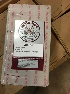 New | in-Stock ROCK HOG 4" IR 3.5 / XL3 HAMMER BIT Tool Bits Pennsylvania US | East West Machinery & Drilling #1416307