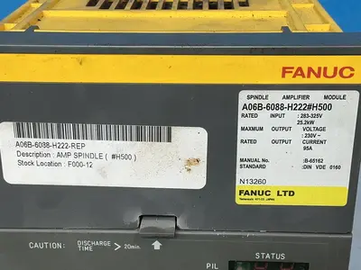 Used FANUC A06B6088H222#H500 Spindle Drives Ohio US | HGR 24 #1345499