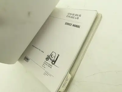 Clark C15-35 D/L/G, C15-32C L/G Gas Forklift Service Manual SM-709 Tier IV