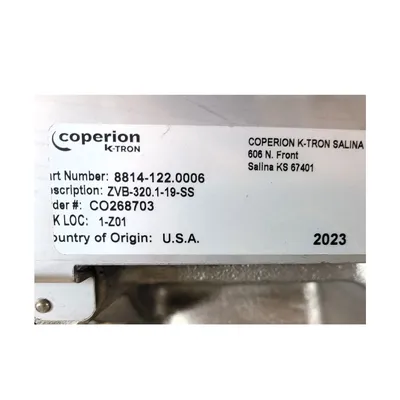 NEW COPERION KTRON ZVB-320.1-19-SS