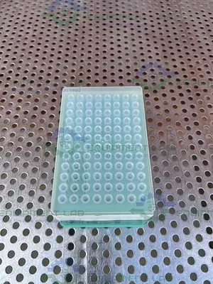 NEW LOT OF 7 - AXYGEN FX-50-R-S 50 UL CLEAR RACKED PRE STERILIZED  96 PIPET TIPS