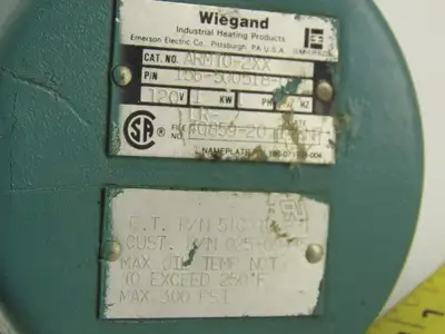 Wiegand ARM10-2XX Screw Plug Immersion Heater 120V 2" NPT 10"