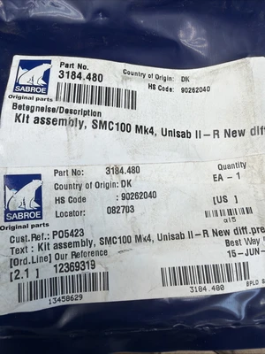 NEW Sabroe 3184.480