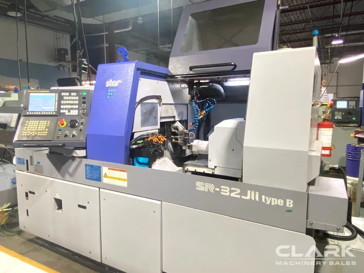 2018 STAR SR-32JII TYPE B Swiss Screw Machines | Clark Machinery Sales, LLC