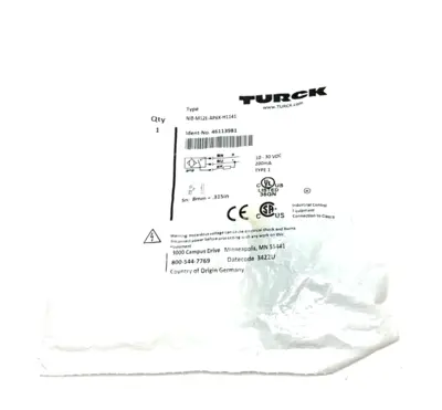 NEW TURCK INDUCTIVE PROXIMITY SENSOR 3-WIRE 10-30VDC