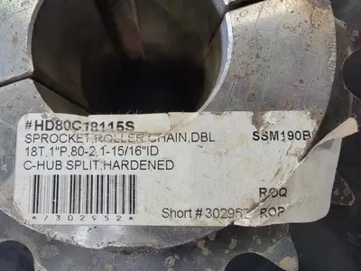 Split Roller Chain Sprocket HD80C18115S