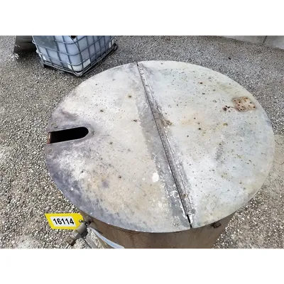 Used Stainless Steel Liquid Tank - 140 Gallon