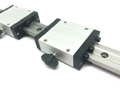 Used igus drylin® T Standard Carriage 2x with Hand Clamp, 16-1/8" Rail Slides Michigan US | Maverick Industrial Sales #1397738