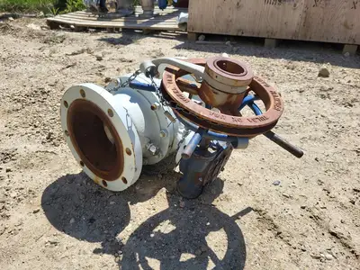 8" Class 150 Ball Valve w/ Gear Operator