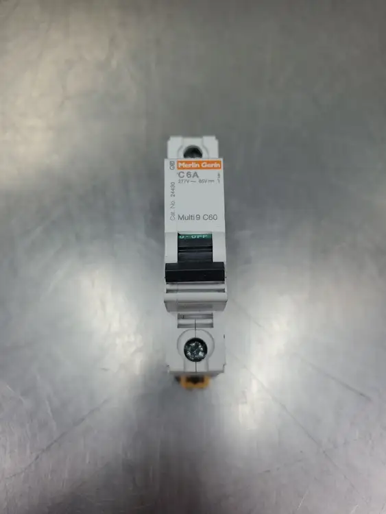 Used Merlin Gerin C6A Multi9 C60 Circuit Breaker, 277VAC/65VDC, 6A (24430) Circuit Breakers South Carolina US | Palmetto Automation #1151452