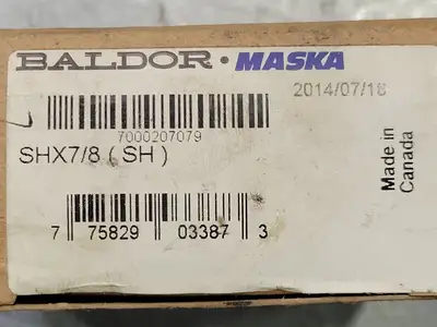 NEW BALDOR SHX7/8