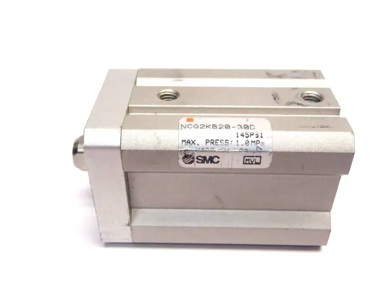 Used SMC Compact Pneumatic Cylinder Pneumatic Cylinders Michigan US | Maverick Industrial Sales #1487343