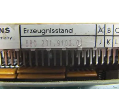 Siemens 580 231.9103.01 Operating interface card board