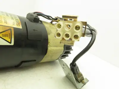 Sanyo Denki V720B-412EL7 Super V DC Servo Brake Motor 80 VDC W/Encoder 24V Brake