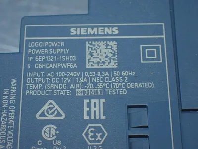 New | in-Stock SIEMENS 6EP13211SH03 PLC Power Supplies Ohio US | HGR 24 #1020218