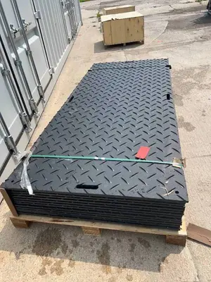 SDLANCH IRGPM Diamond Plated/Smooth Ground Protection Mat 4X8 (IRGPM-4x8x05)