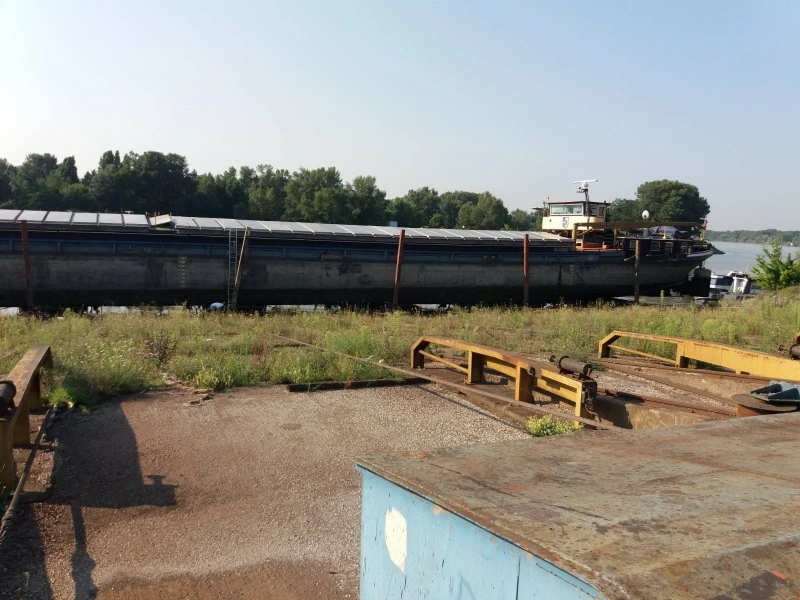 River Cargo Vessel, still in use, with license and permissions, VIDEOS