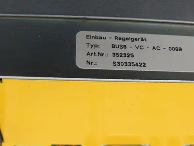 Baumuller BUM64F-300/390-54-M-038 PROTOTYPE III Power Unit With Control 400V 3Ph