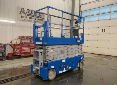 Used 2014 GENIE GS-3232 ELECTRIC SCISSOR LIFT Scissor Lifters Alberta CA | Adcock Equipment #1418026