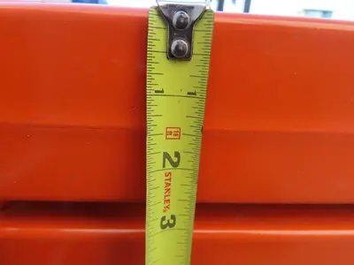 Interlake Teardrop Pallet Rack Racking Step Beam Crossmember 8' 96"x2-3/4"2440LB