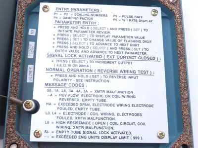 Foxboro IMT10-SA10-G Magnetic Flow Transmitter 120VAC I/A Series READ