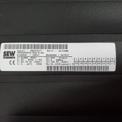 Used SEW SEW Eurodrive MDX60A0370-503-4-0 MDX61B0370-503-4-00 AC Drive Inv Misc Industrial Equipment California US | American Industrial Supply Co. #1377070