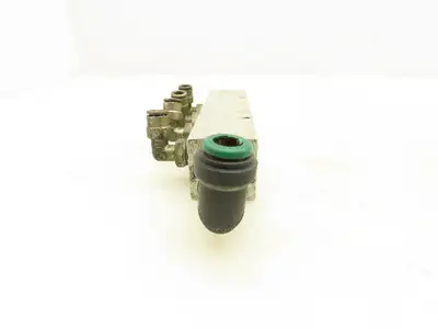 Manifold Systems Inc 4-Station Aluminum Manifold 1/4" NPT  Lot of 2