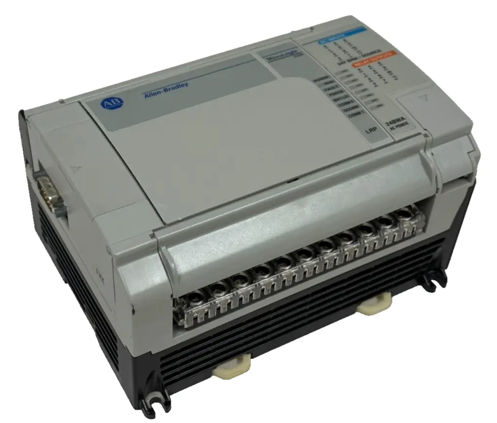 USED ALLEN BRADLEY 1764-24BWA MICROLOGIX BASE UNIT W/ 1764-LRP