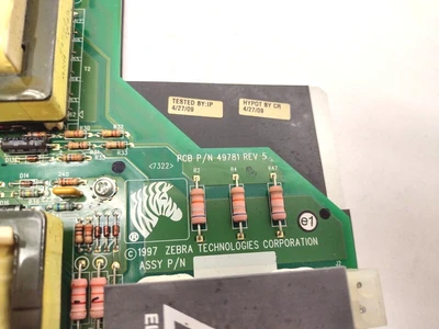 USED ZEBRA POWER SUPPLY BOARD