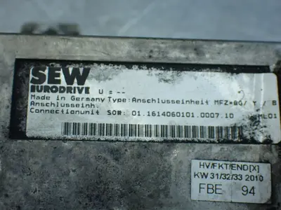 USED SEW EURODRIVE MQD32A/MM20D/Z38GO/AGB3