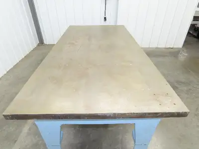 Vintage Precision Steel Welding Layout Table 72x36" Cast Iron 1-11/16" Thick Top