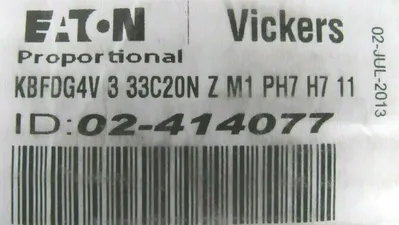 NEW VICKERS KBFDG4V-3-33C20N-Z-M1-PH7-H7-11 PROPORTIONAL VALVE 02-414077