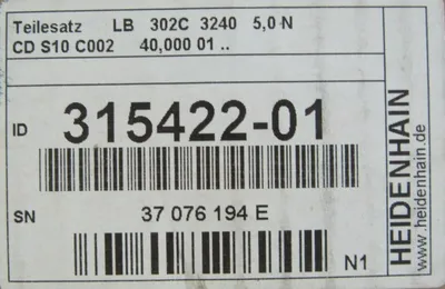NEW HEIDENHAIN 315422-01 LINEAR SCALE ML3240MM LB302 LB302C 31542201