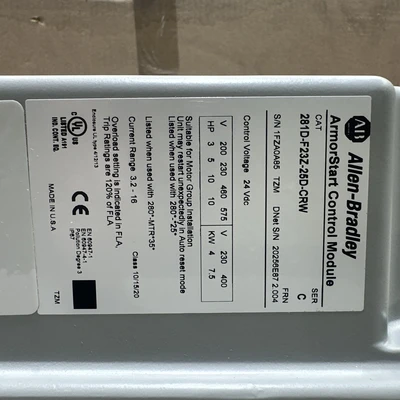 New | in-Stock Allen Bradley 281D-F23Z-25D-CRW Starters Indiana US | J&J Industrial Supply #1323140