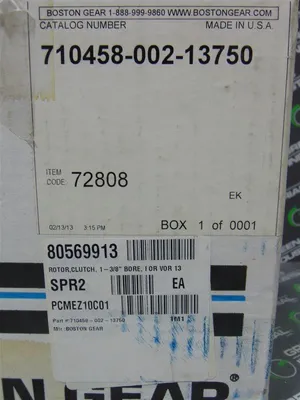 Boston Gear 710458-002-13750 Rotor Assembly 1-3/8" Bore New NIB