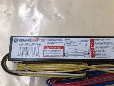 GE Ultramax GE432MAX-N/Ultra 4 Lamp Instant Start T8 Ballast 120-277V 50/60Hz