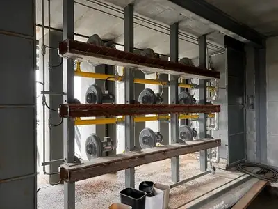 320,000 CFM Underground Mine Fan System w/ WEG 800 hp Motor