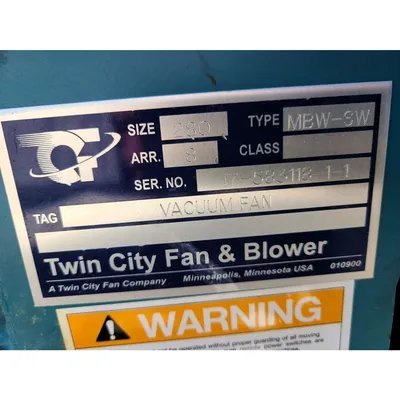 NEW TWIN CITY FAN 280 MBW