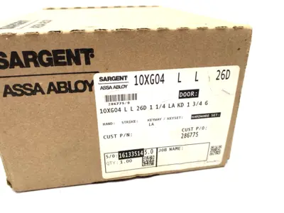 New | in-Stock SARGENT, Assa Abloy Heavy-Duty Cylindrical Locking Handle Set Kit Locksmith Equipment/Supplies Michigan US | Maverick Industrial Sales #1398305
