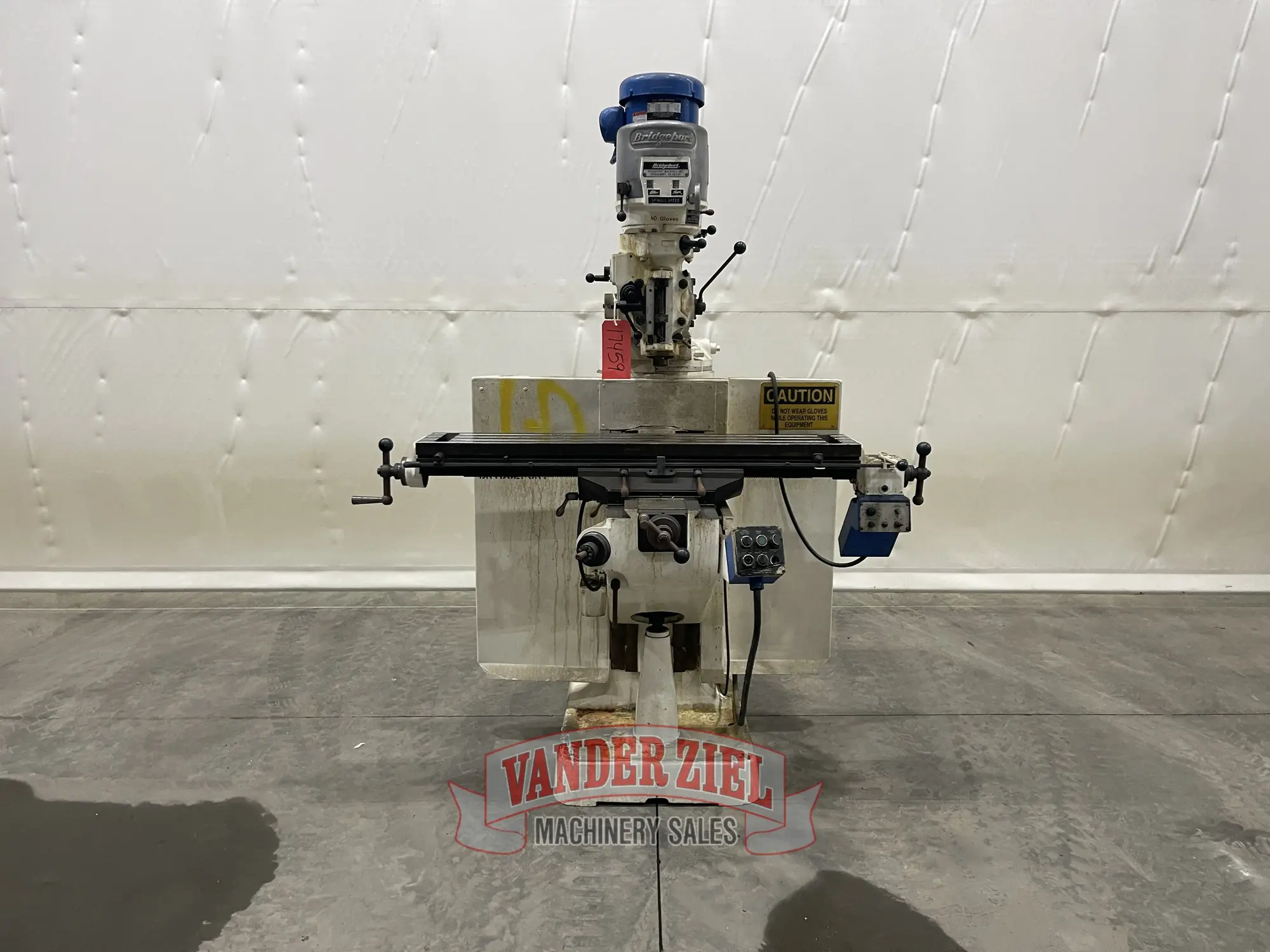Bridgeport Series I Vertical Knee Mill, 9” x 48” Table, 2 HP