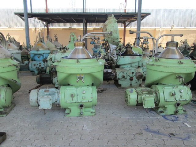 (8) Alfa-Laval FOPX 609 TFD-24-60 oil purifiers, 316SS.