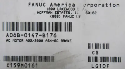 NEW FANUC A06B-0147-B176 SERVO MOTOR A06B0147B176
