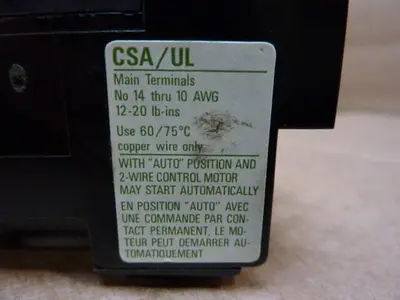 USED GENERAL ELECTRIC / GE CR 4 G1 WF
