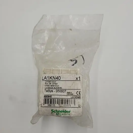 Used SCHNEIDER SCHNEIDER ELECTRIC CONTACT BLOCK LA1KN40 Contact Blocks | ND Industrial Surplus #1226556
